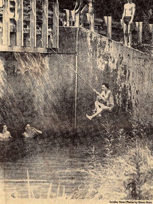 Betsy Baird of Springettsbury Township shared this former Sunday News clipping of locals, including a Mark Gillespie, swimming in 'The Swamp,' a swimming hole on Barshinger Creek, south of Dallastown. Betsy also remembered that area being called 'Rye.'