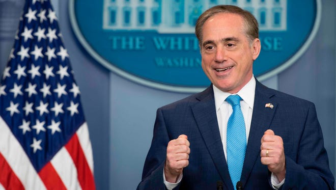 Shulkin speaks during the White House press briefing on May 31, 2017.