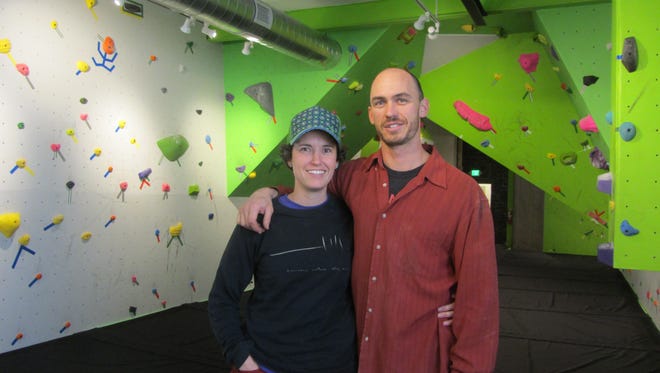 Abby and Brian Thompson will open the Hi-Line Climbing Center at 608 1st Ave. S., an indoor climbing gym.