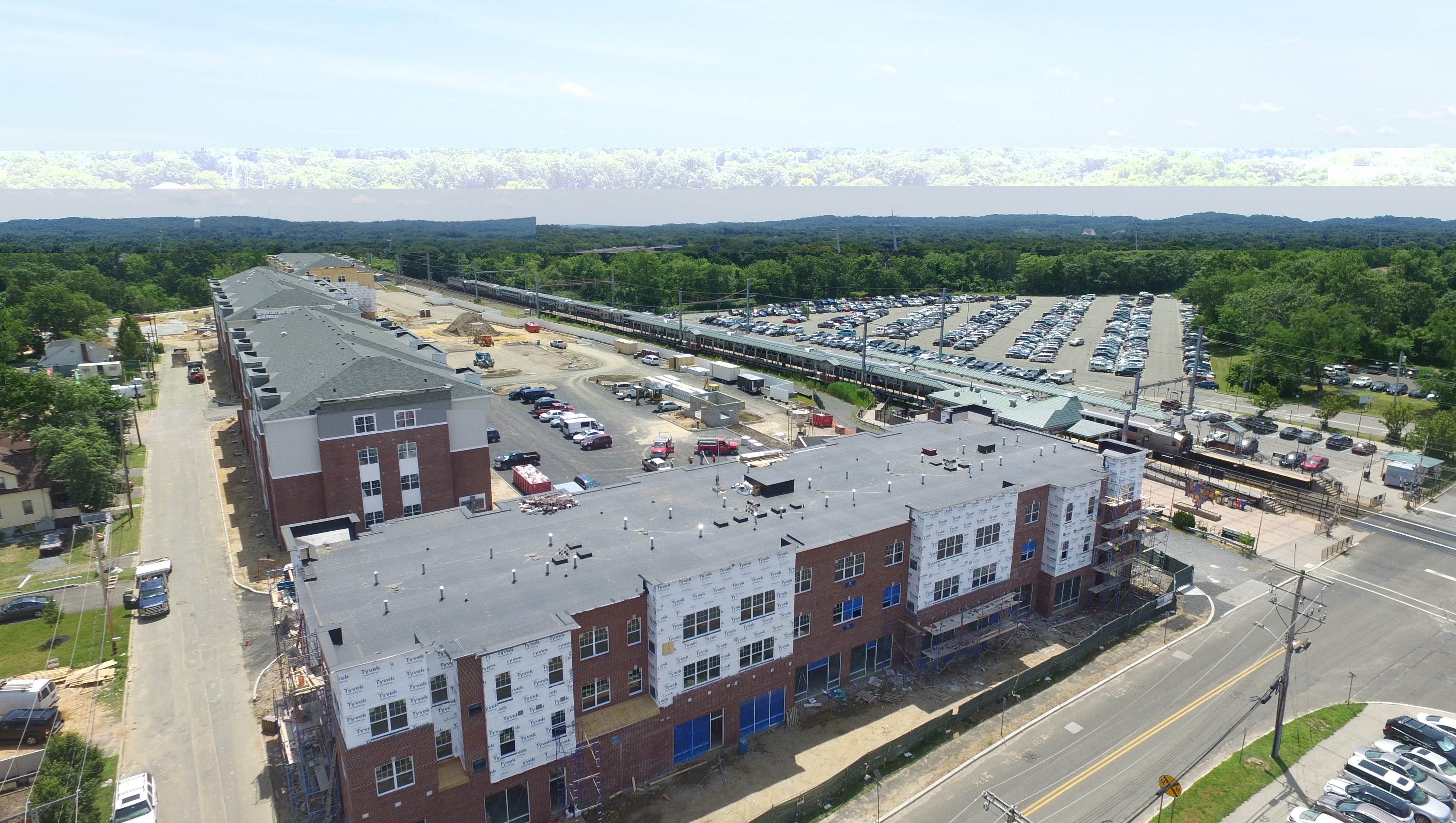 The Link at Aberdeen Station new apartments near NJ Transit trains