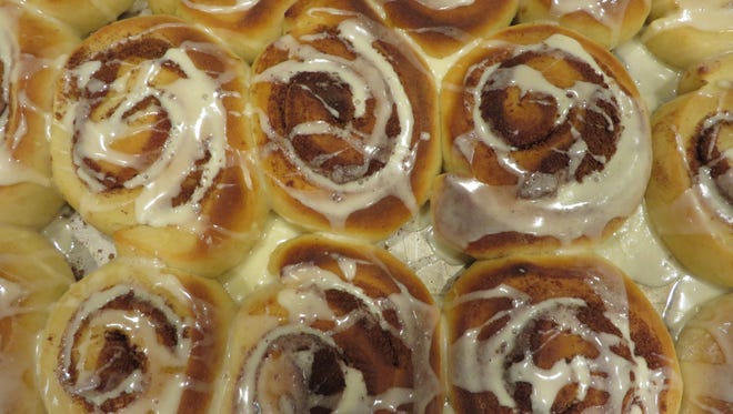 Cloud 9 Cinnamon Rolls fresh from the oven.