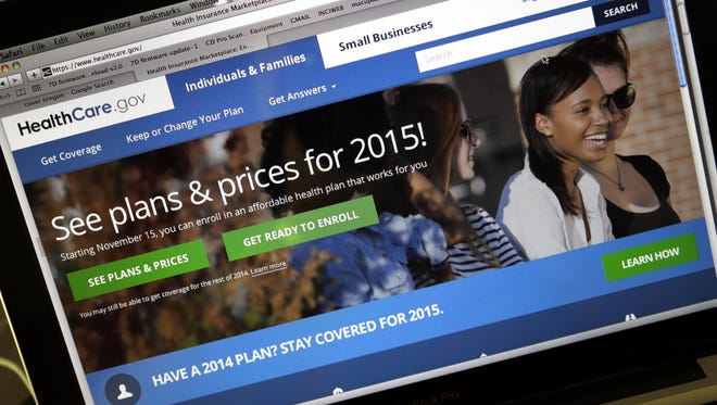 The HealthCare.gov website, where people can buy health insurance.