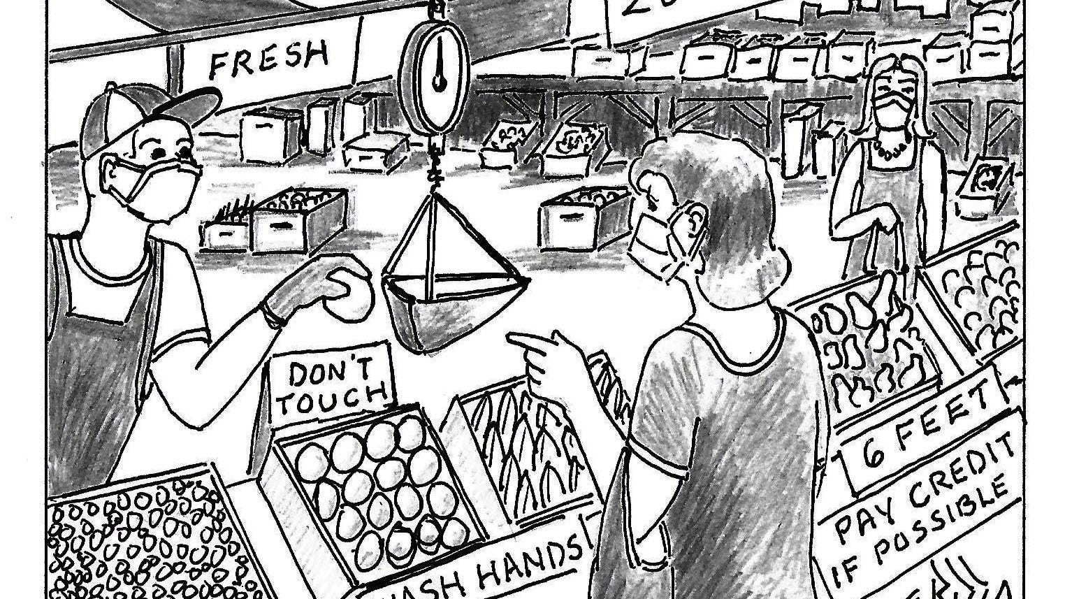 Cartoon: Support Your Local Farmers' Market
