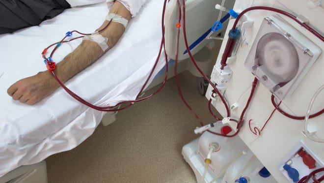 Patient on dialysis