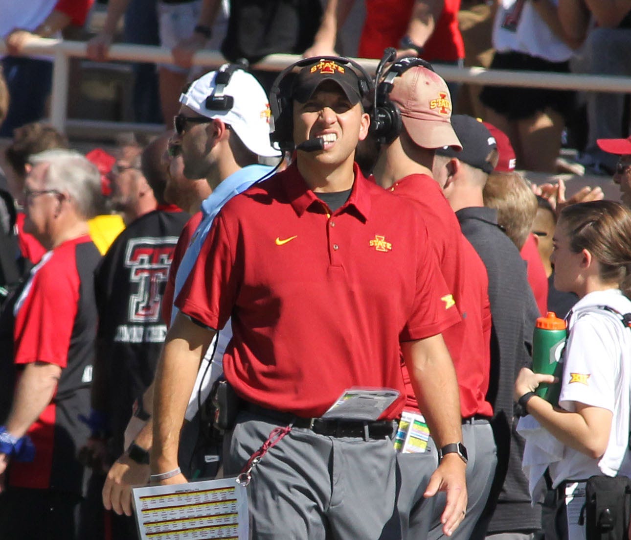 Iowa State Cyclones head coach Matt Campbell.
