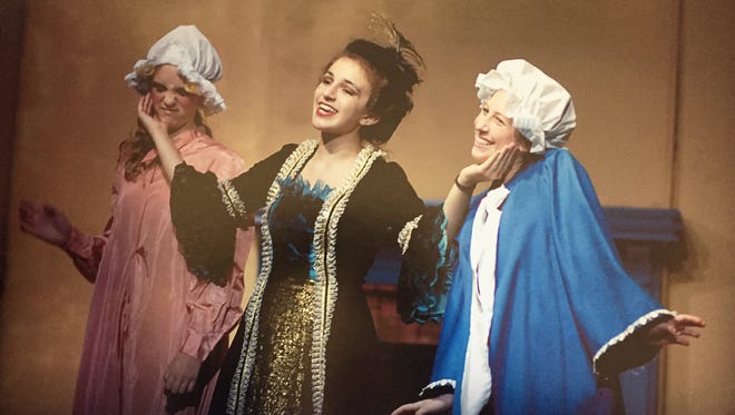 Kelley Whitehouse (center) plays the stepmother, while Sara Avery (left) and Ava Cortiana play the stepsisters.
