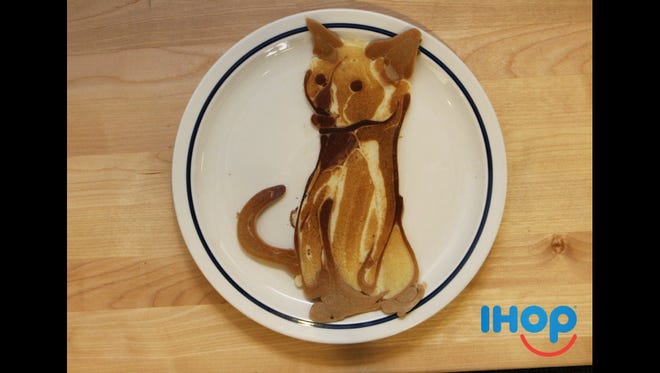 Tweet your photos to @IHOP and the pancake artist may tweet your portrait back in pancake form.