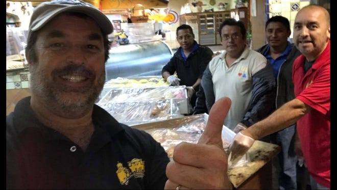 El Bolillo Bakery owner Kirk Michaelis at one of his three bakeries, which have donated baked goods to first responders and victims of Hurricane Harvey.