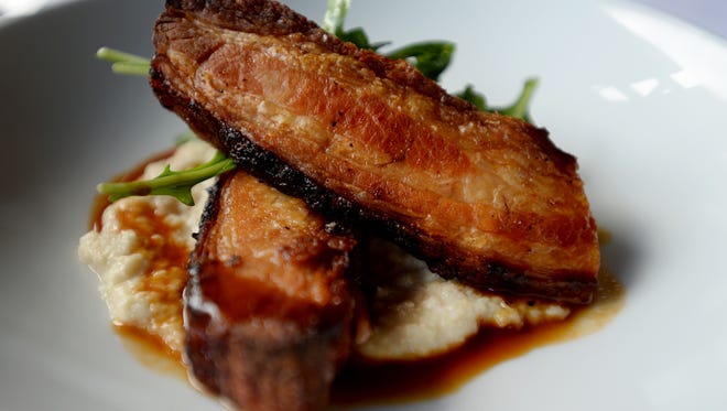 Breakwater restaurant will be featuring a seared pork belly on their menu.Tuesday, April 12, 2016