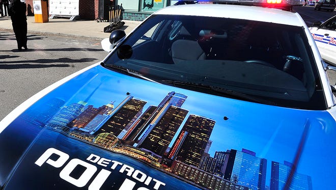 Detroit police cruiser