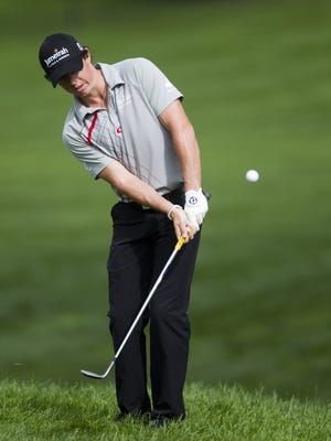 Rory McIlroy gets a shot off during the 2012 BMW Championships at Crooked Stick in Carmel. The course will host again this year.