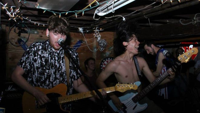 Eagle Daddy, an alternative rock band based in New Brunswick and Philadelphia, rocking out in a Hub City basement.