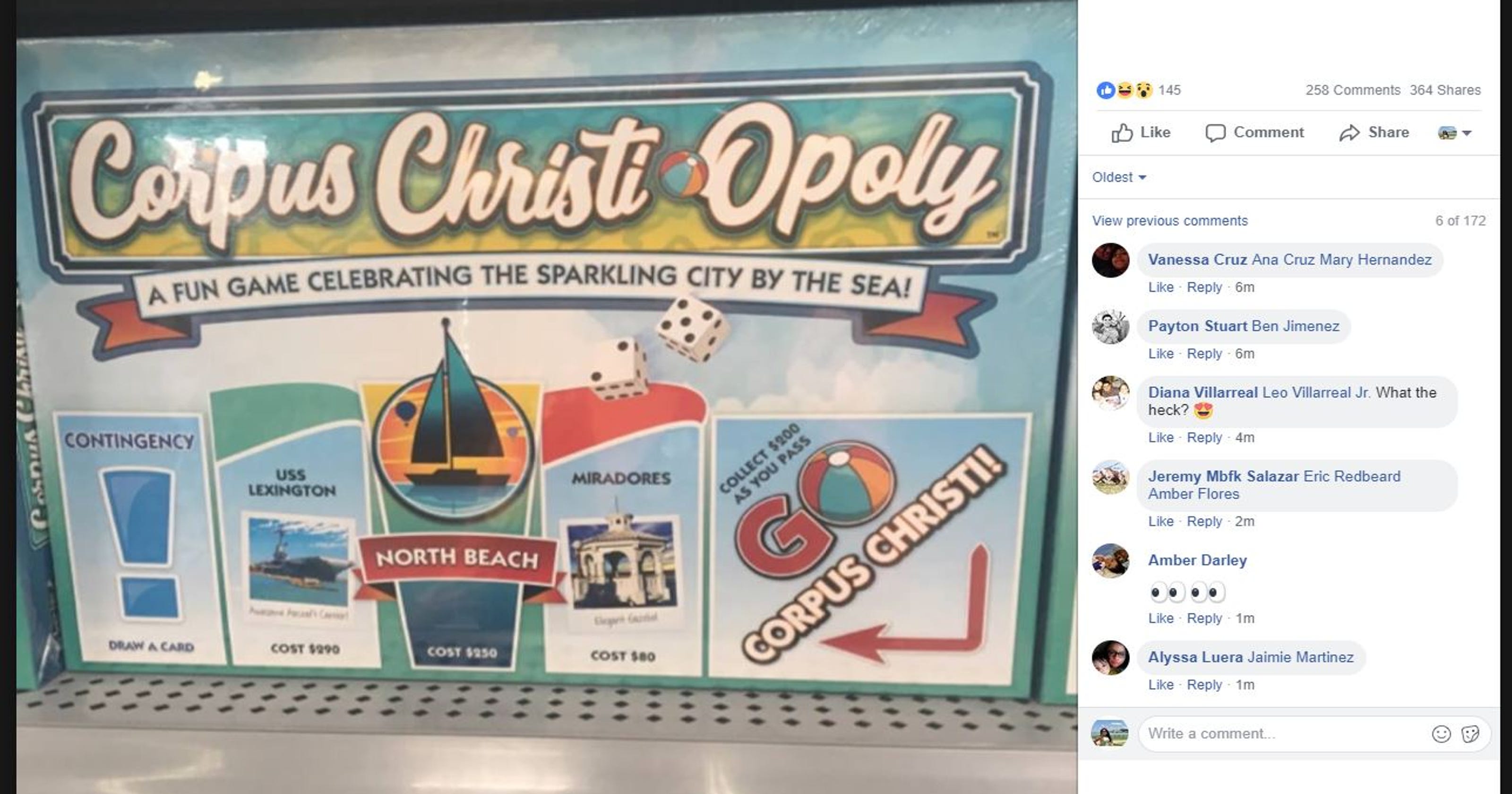 Corpus Christi Opoly? Yes, it's real and here's where you can buy it