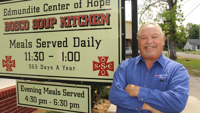 Brad Perry takes great pride in directing the Bosco Nutrition Center in Selma where 30,000 meals are served each month to the needy . Alvin Benn/Special to the Advertiser 