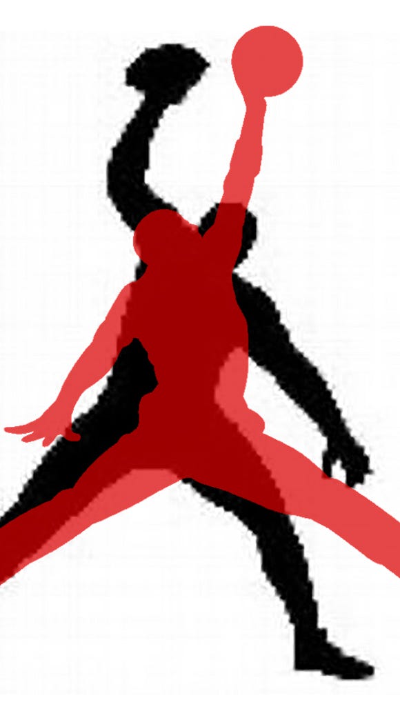 Does Rob Gronkowski's new logo look like Jumpman?
