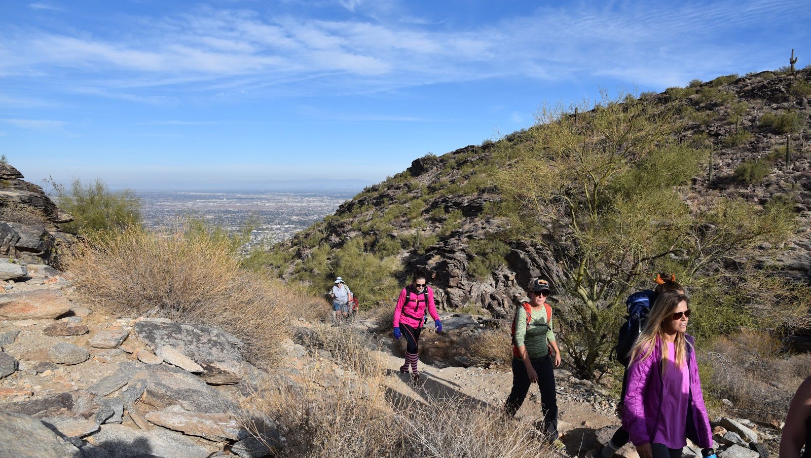 Phoenix hike South Mountain Dobbins Lookout