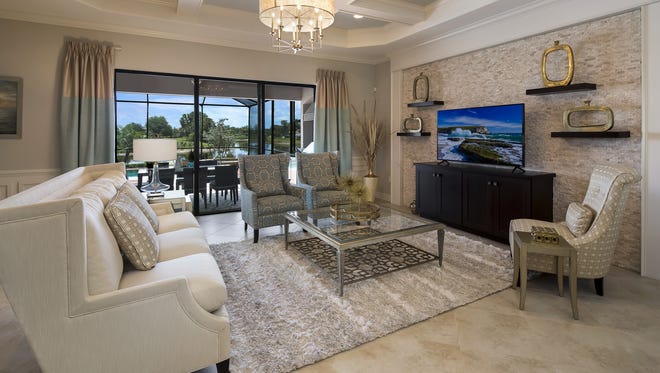Lennar Corp.’s Maria model is one of two furnished model residences open for viewing in TwinEagles’ new Kinross neighborhood.