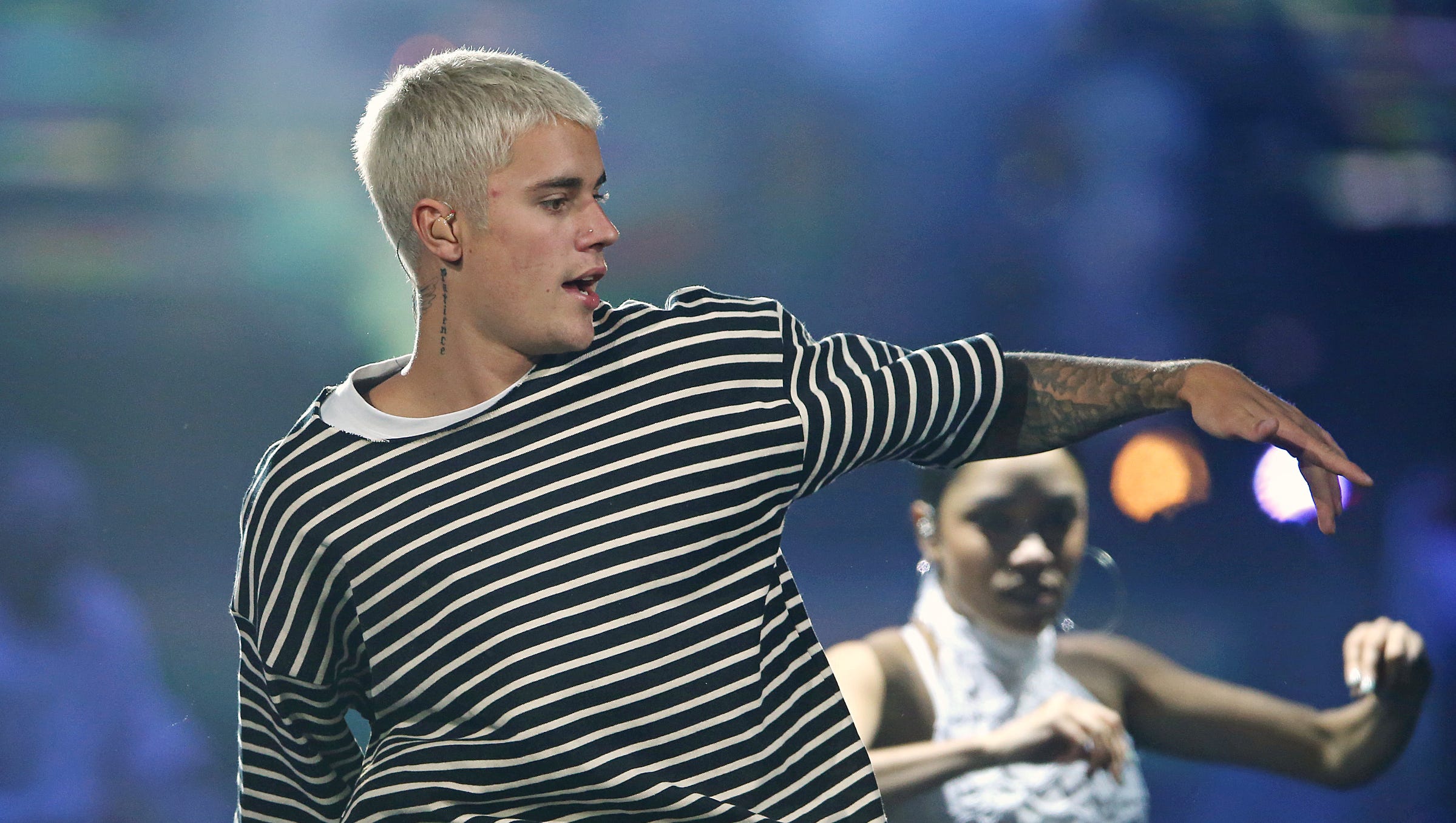 Justin Bieber Asks The Big Questions In Indianapolis