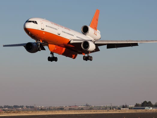 Returning from fighting a glow in northeastern Washington