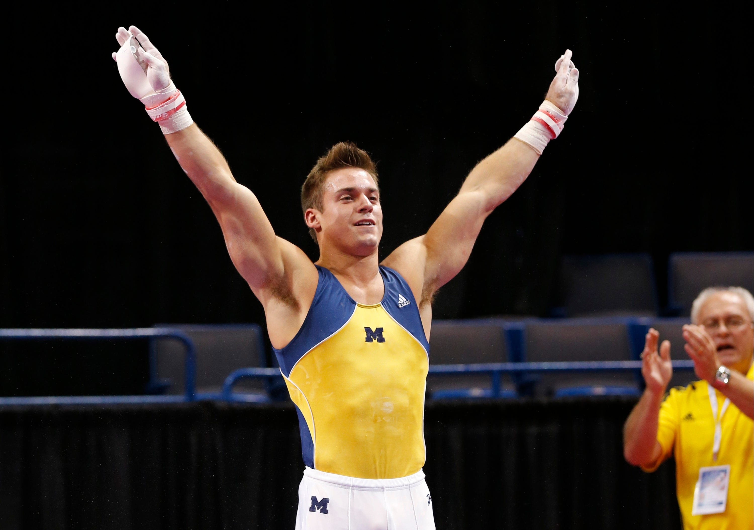 Sam Mikulak leads U.S. men's gymnastics championships