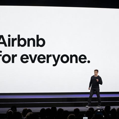 FILE - In this Feb. 22, 2018, file photo, Airbnb C