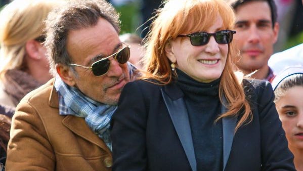 Bruce Springsteen and Patti Scialfa.