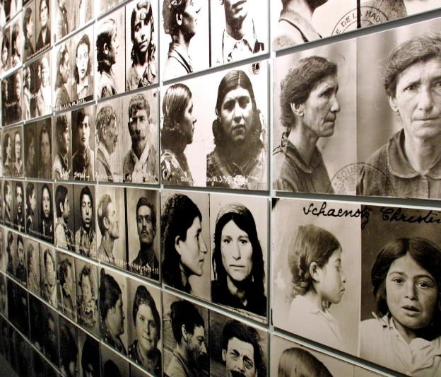 Photos from a gypsy concentration camp in 1942 in Nazi-occupied France