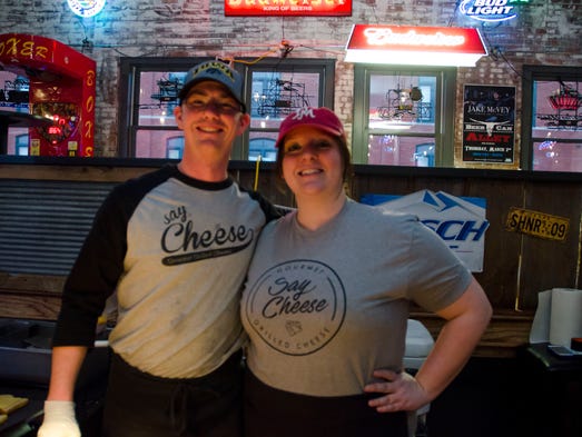 Scott Sevedge, 32, and Sydney Williams, 28, both of