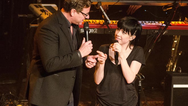 Comedian Bob Saget crashed Carly Rae Jepsen’s Turner Hall Ballroom show on March 11, 2016, posing for a selfie and singing the “Fuller House” theme song together. Saget stars on the Netflix series, and Jepsen sang the theme song.