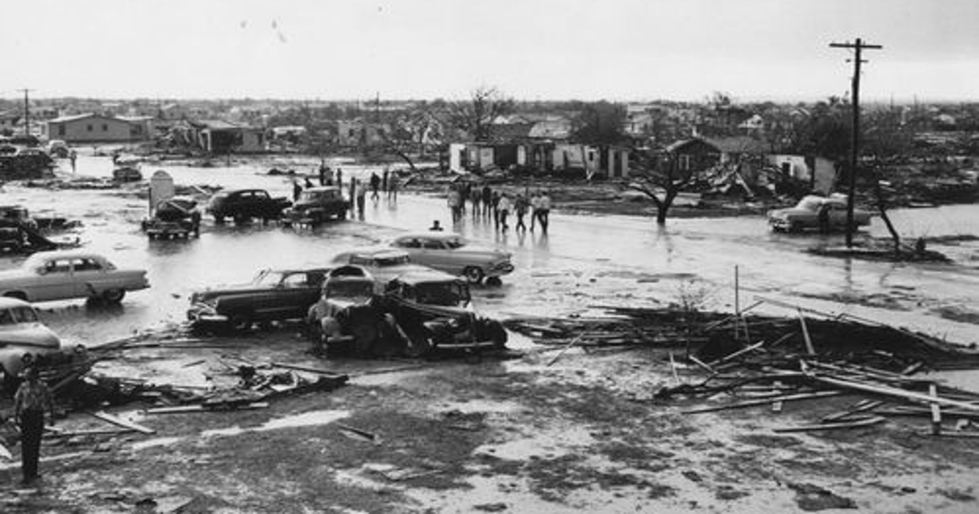 San Angelo ravaged by tornado, 65years ago