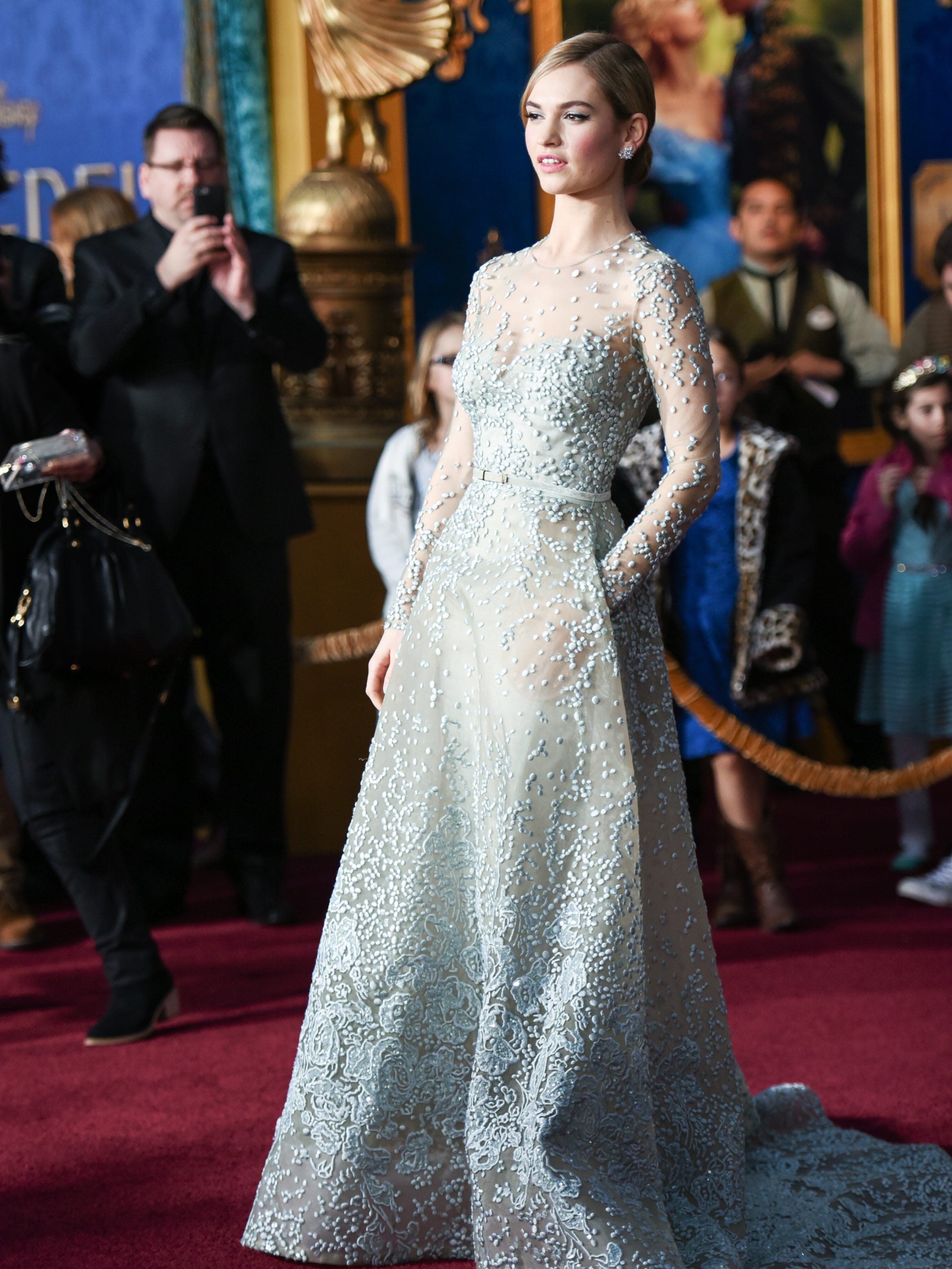 Lily James Admits Corset Was Unpleasant