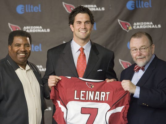 Leinart 134549 Cards Dennis Green Matt Leinart Bill Bidwill