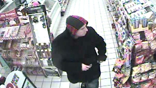 Des Moines Police are searching for this robbery suspect.