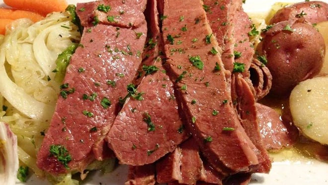 Enjoy a corned beef 'n cabbage dinner on Sunday.