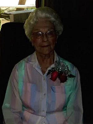 Margaret Shahan, shown here in a 2009 photo, died at 99 in February 2017.
