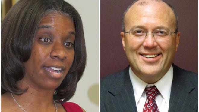Monique Richardson and J. Layne Smith (incumbent) are candidates for Leon County Judge, Seat 2.