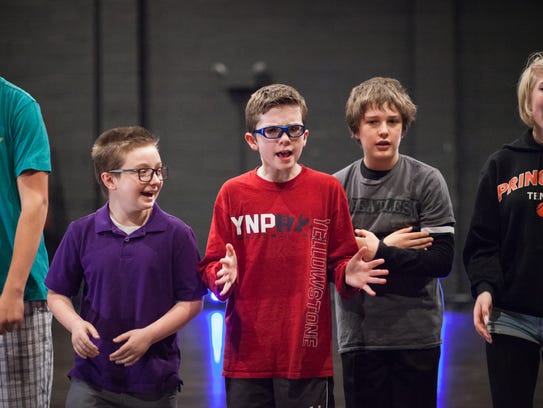 Children with autism are immersed into the theater