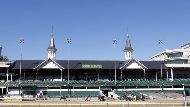 Eddie Mussleman, publisher of “Indian Charlie,” is suing to regain access to Churchill Downs.