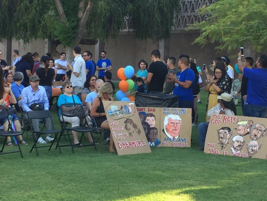 A peaceful rally at the state Capitol to protect DACA