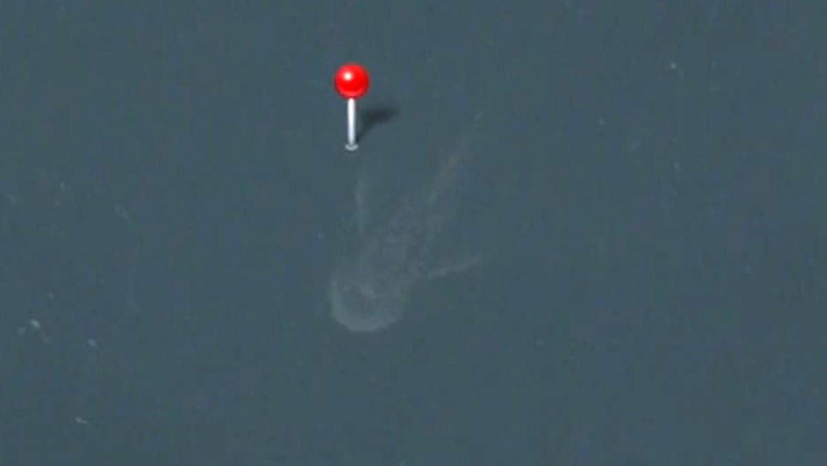 man sees loch ness monster on apple maps