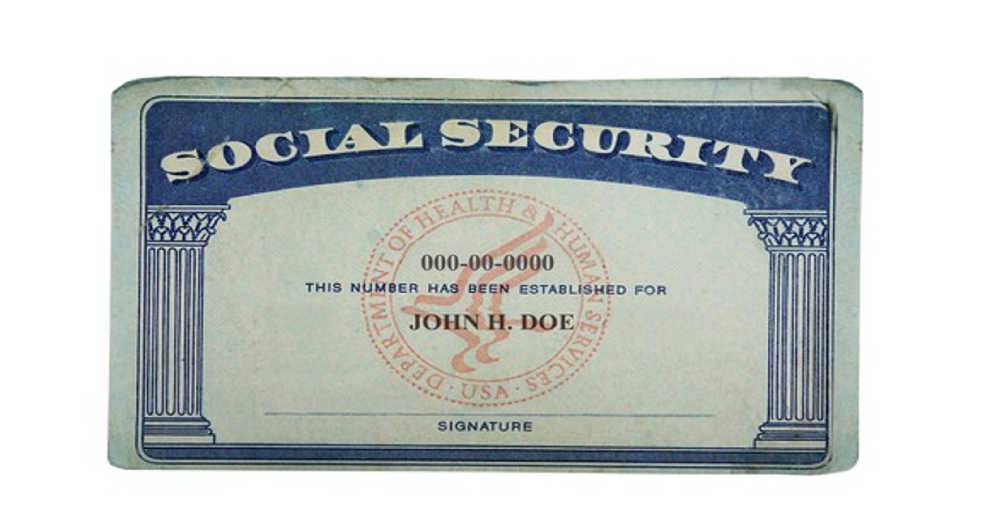 Blank Ssn Card Template