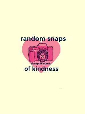 The social media logo of Snaps of Kindness.
