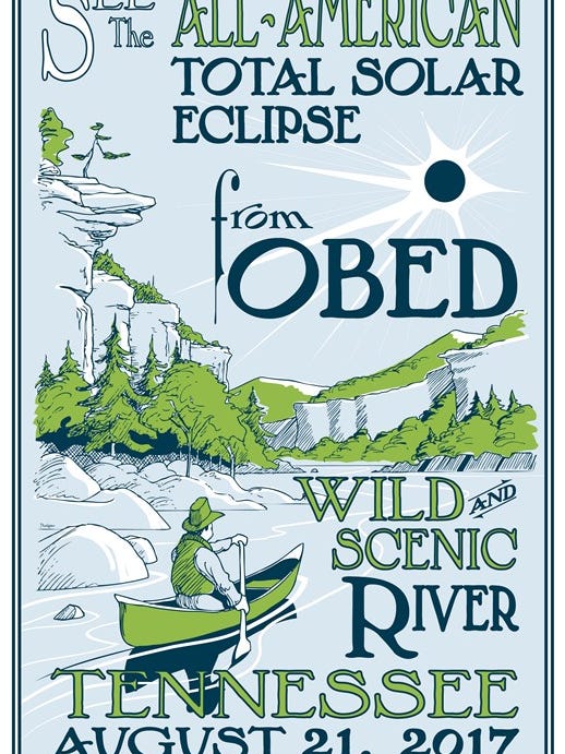 2017 Solar Eclipse Commemorative Poster