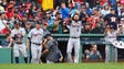 ALDS Game 4: Astros at Red Sox - Marwin Gonzalez gives
