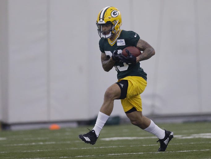 First round draft choice Jaire Alexander (23) is shown