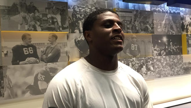Linebacker Mike McCray missed the 2015 season with a shoulder injury. The four-star linebacker from Trotwood, Ohio, was 2013’s No. 5 player in Ohio according to Rivals, and his father was an Ohio State captain in 1988.