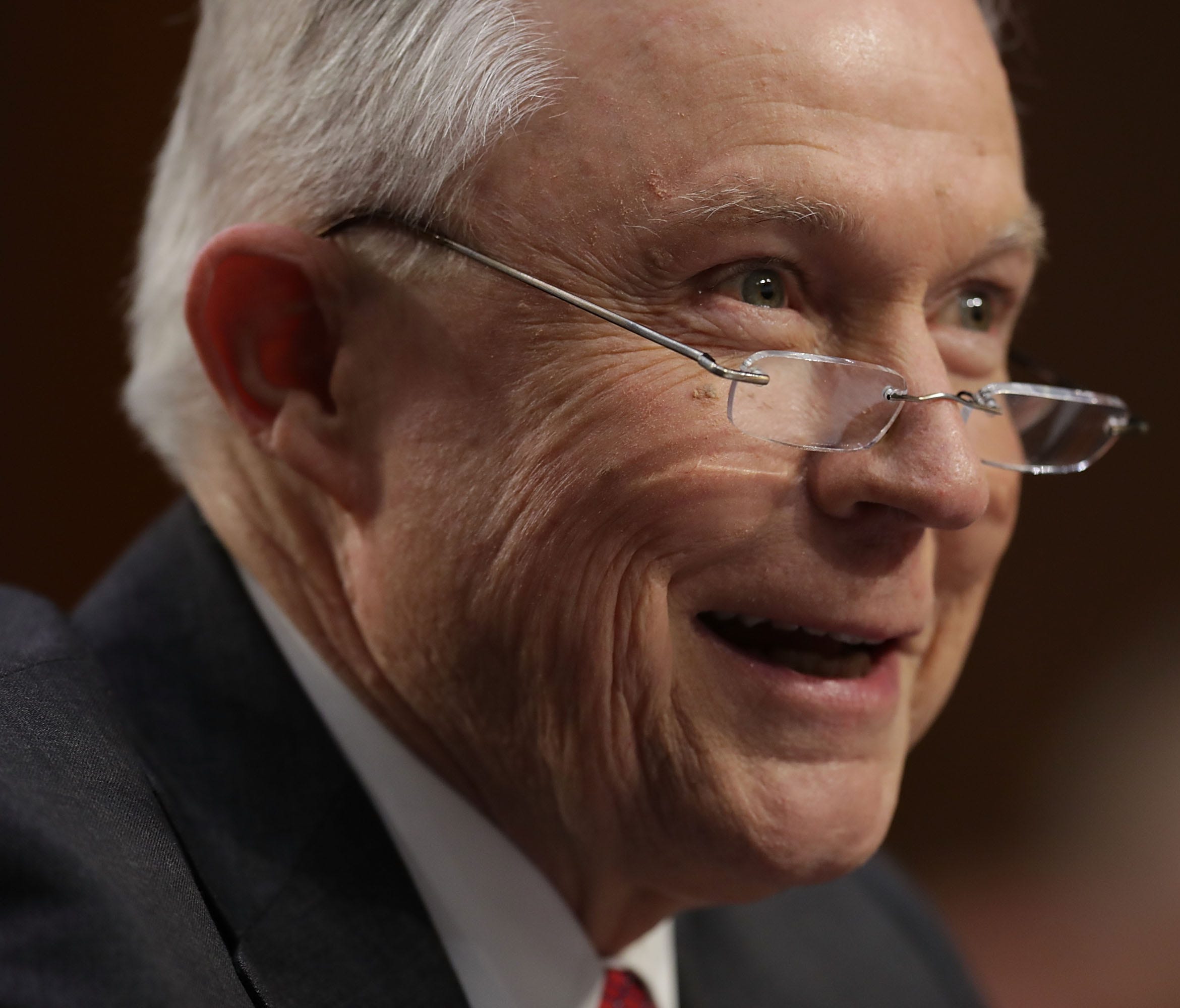 Attorney General Jeff Sessions testifies before the Senate Intelligence Committee about Russian interference in the 2016 presidential election in the Hart Senate Office Building on Capitol Hill June 13, 2017 in Washington, D.C.