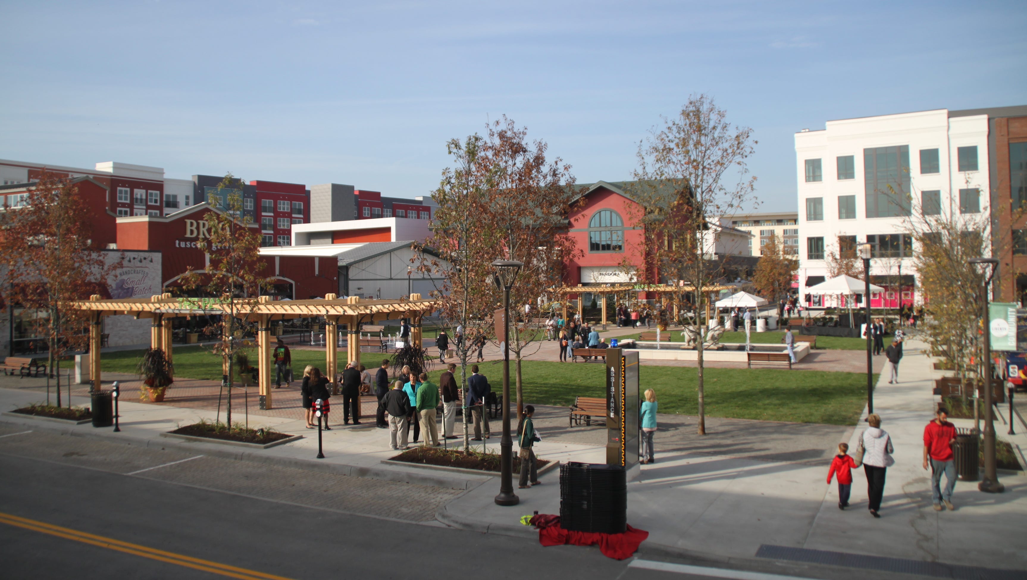 Liberty Center opening day draws big crowd