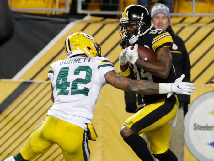 Pittsburgh Steelers wide receiver Antonio Brown (84)