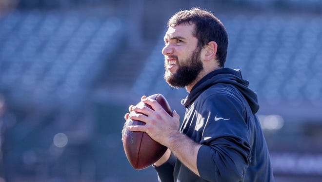 The Indianapolis Colts are three months away from their regular season opener, and star quarterback Andrew Luck has yet to throw a pass.